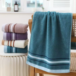 40 Pks Striped Cotton Thick Towels